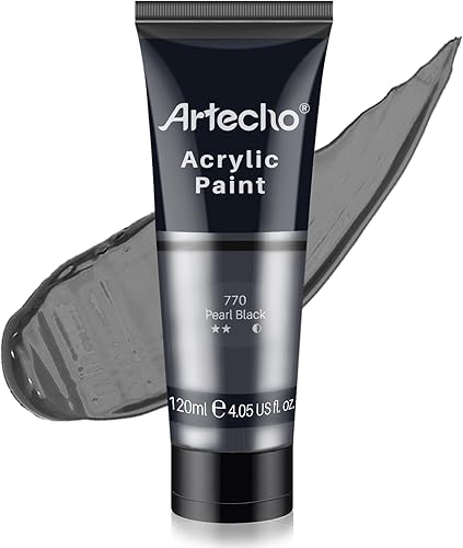 Miniatura 1 de Artecho - Juego de pintura acrílica para arte, 2.0 oz fl59 ml, suministros de pintura acrílica para madera, tela, manualidades, lienzo, cuero y