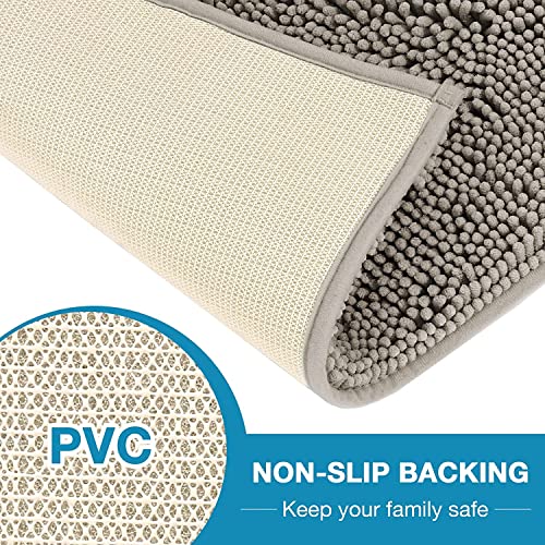 Badvorleger Badematte rutschfest Waschbar Badezimmerteppich Flauschig Badteppich Wasserabsorbierenden Duschvorleger… – Bild 5