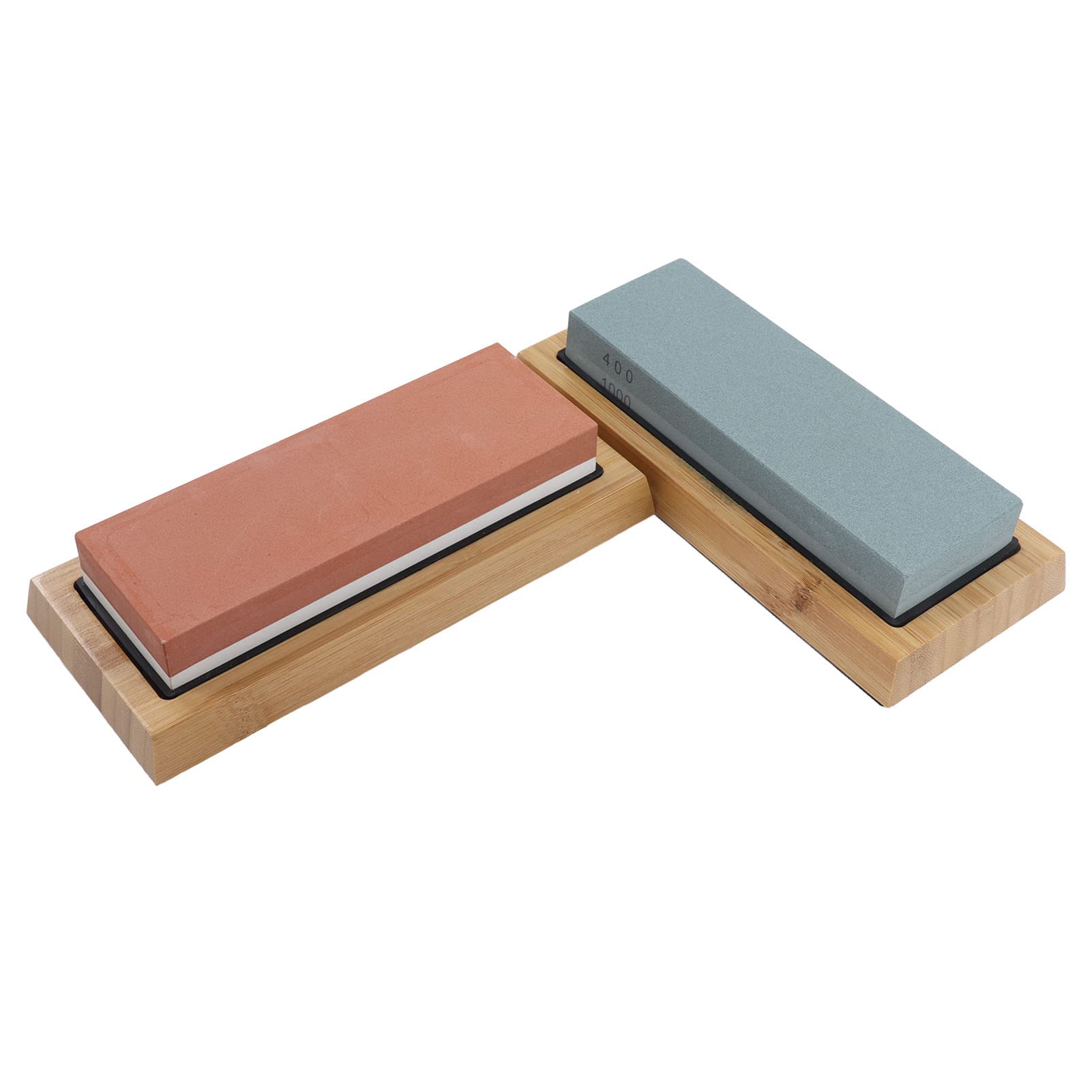 Ejoyous Juego de Piedra para Afilar Cuchillos, Kit Profesional de Afilador de Piedra de Afilar, Grano 400 1000 3000 8000 con Guía Angular, Resistentes a Cortes, Base Antideslizante para Cocineros