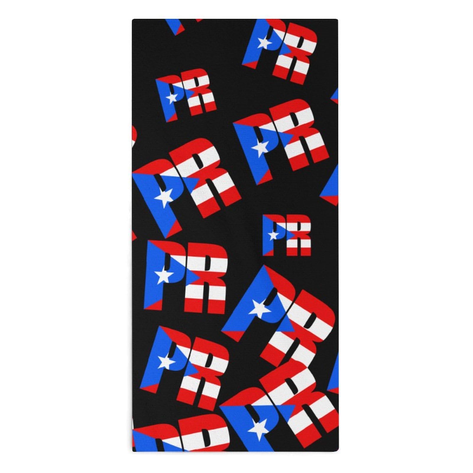 TXFBTRFSA Puerto Ricanes Flag Hand Towels for Adult Face Towel Bath Beach Swim Accessories