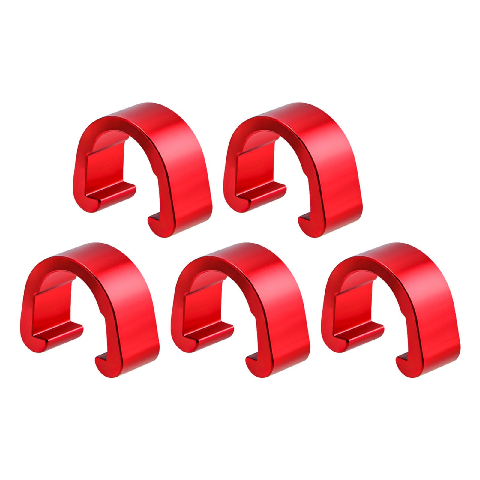 Jazuaiao 5pcs Bicycles Brake Cables Clip Aluminum Durability Bike Oil Tube Fixed Clamps for Mountain and Road Bikes Brake Derailleurs Cable Holder High Strengths Bike Cable Fasteners
