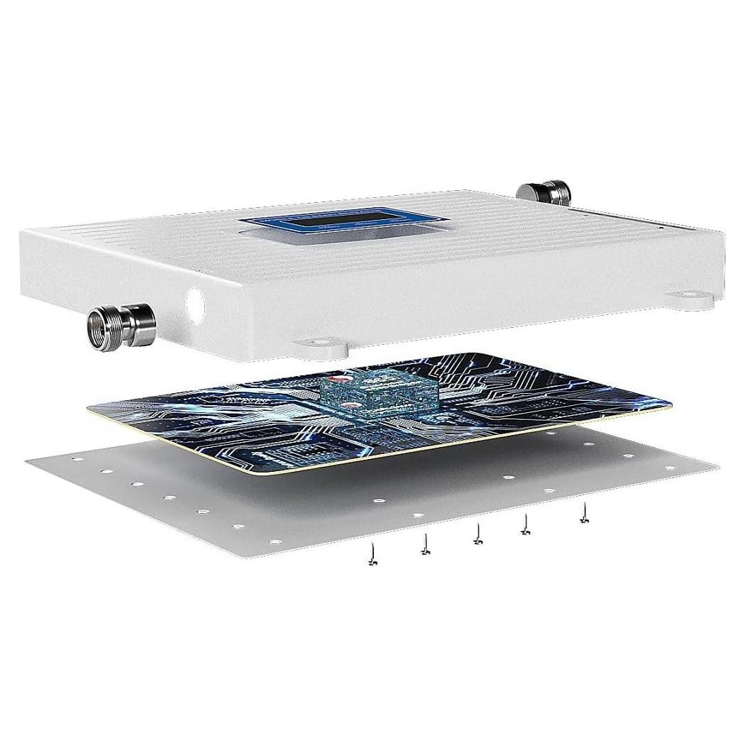 Trade Shop - Set Amplificatore Segnale Cellulare 2g 3g 4g LTE 900 1800 2100 MHz DCS Wcdma gsm