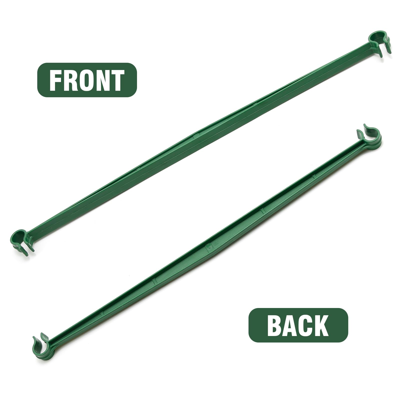 Lot de 100 piquets pour cage à tomates, connecteurs de treillis extensibles de 30 cm pour plantes grimpantes, plantes de jardin, légumes (sans piquet)