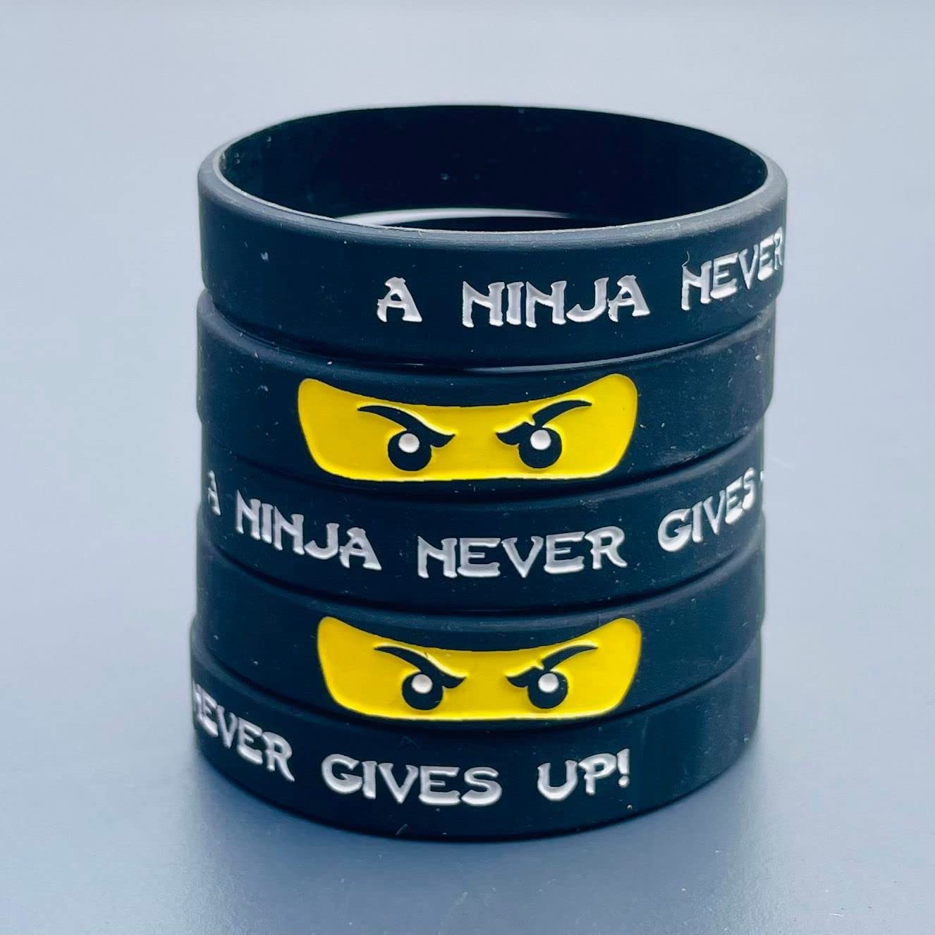 PIXEL products NINJA Paper Supplies (12 pcs) - Perfect for Party bag fillers,favours, loot, supplies (12 Wristbands Only)