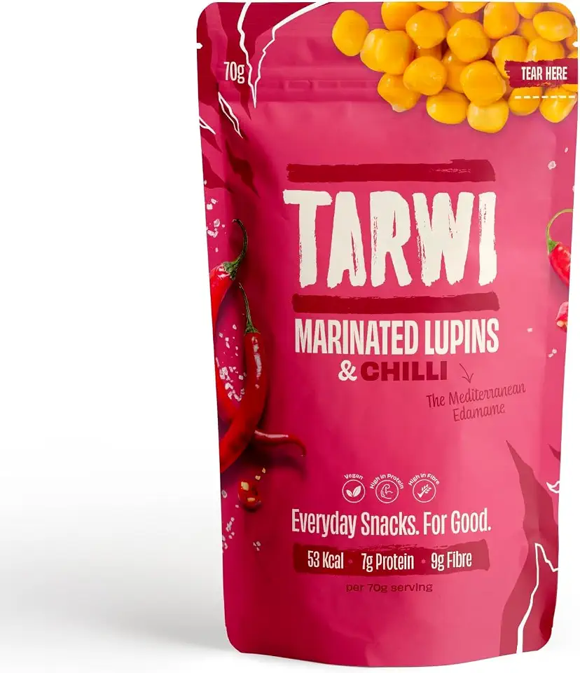 Tarwi Marinated Lupins & Chilli Snacks, 70 g