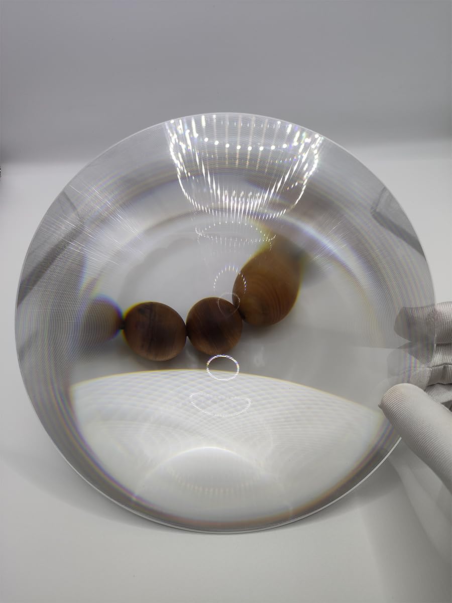 Lentille de Fresnel solaire D200MM en plastique PMMA optique de grande taille, focale 140/160/200/70/80 mm, for concentrateur solaire et loupe.(D200 F140MM)