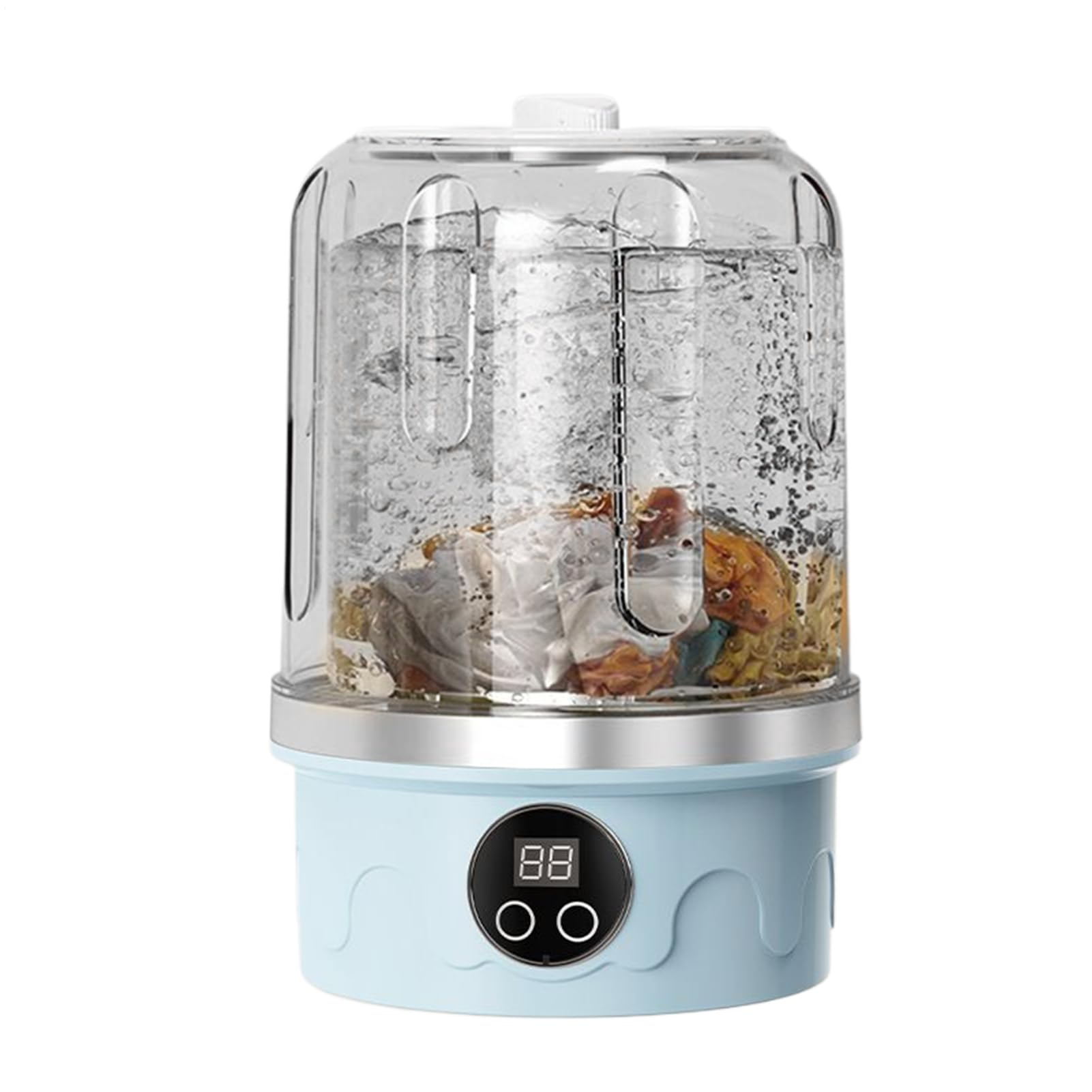 Lave-Linge Portable Compact Machine à Laver pour Chaussettes