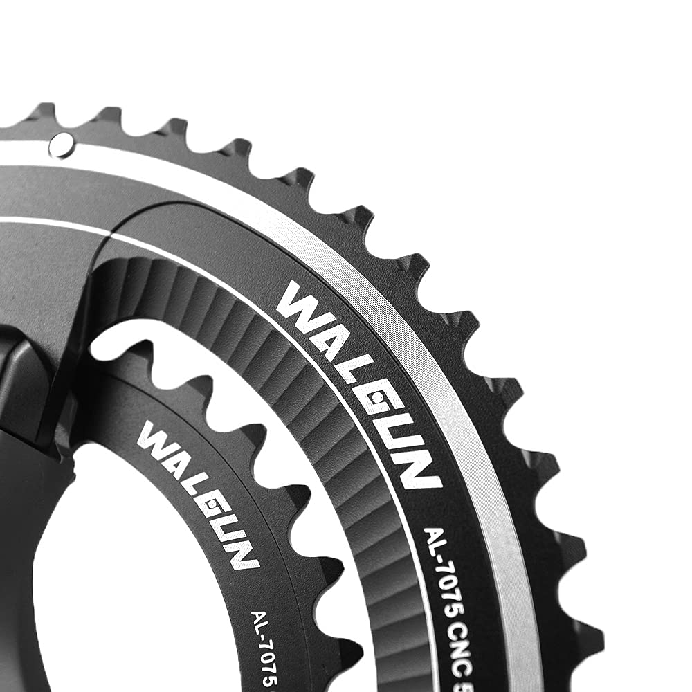 WALGUN アウターチェーンリング 53T Amazon | WALGUN ダブルラウンドロードバイクチェーンリング