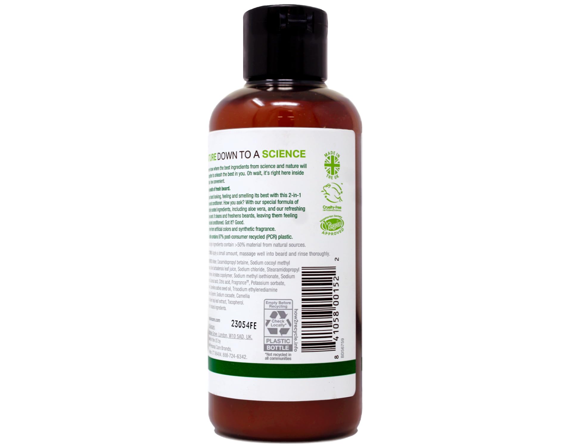 Bulldog Mens Skincare and Grooming for Men Original Beard Shampoo and Conditioner, 6.7 Ounce, Pack of 2