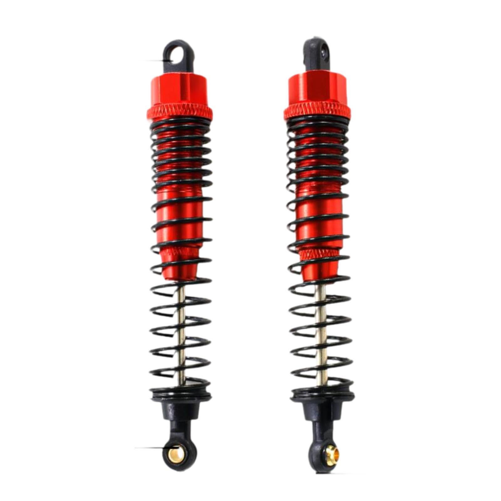 Replacement Metal Spring for 108004 1:10 RC Car Shock Absorber Parts, red