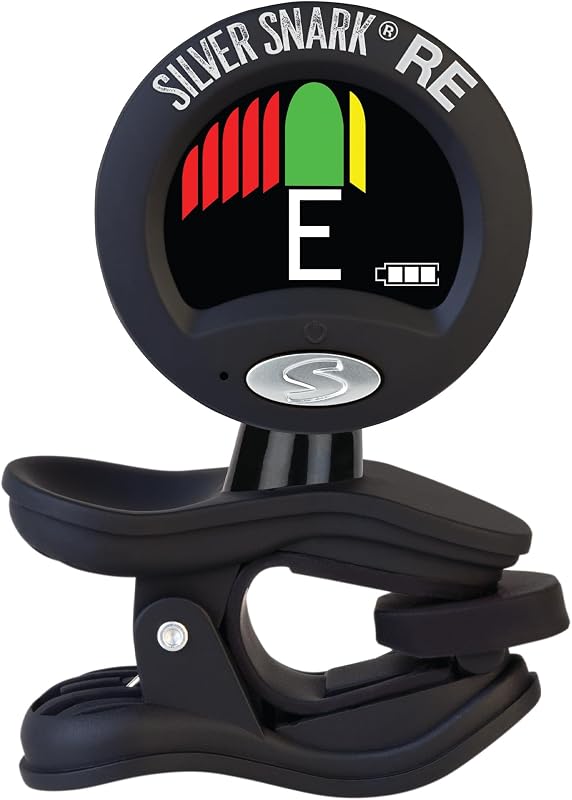 Afinador de 2 instrumentos con clip, negro/plateado (SIL2-BLACK) | 0