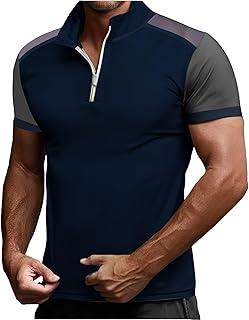 Moda para hombre primavera y manga casual color sólido camiseta top retro relojes