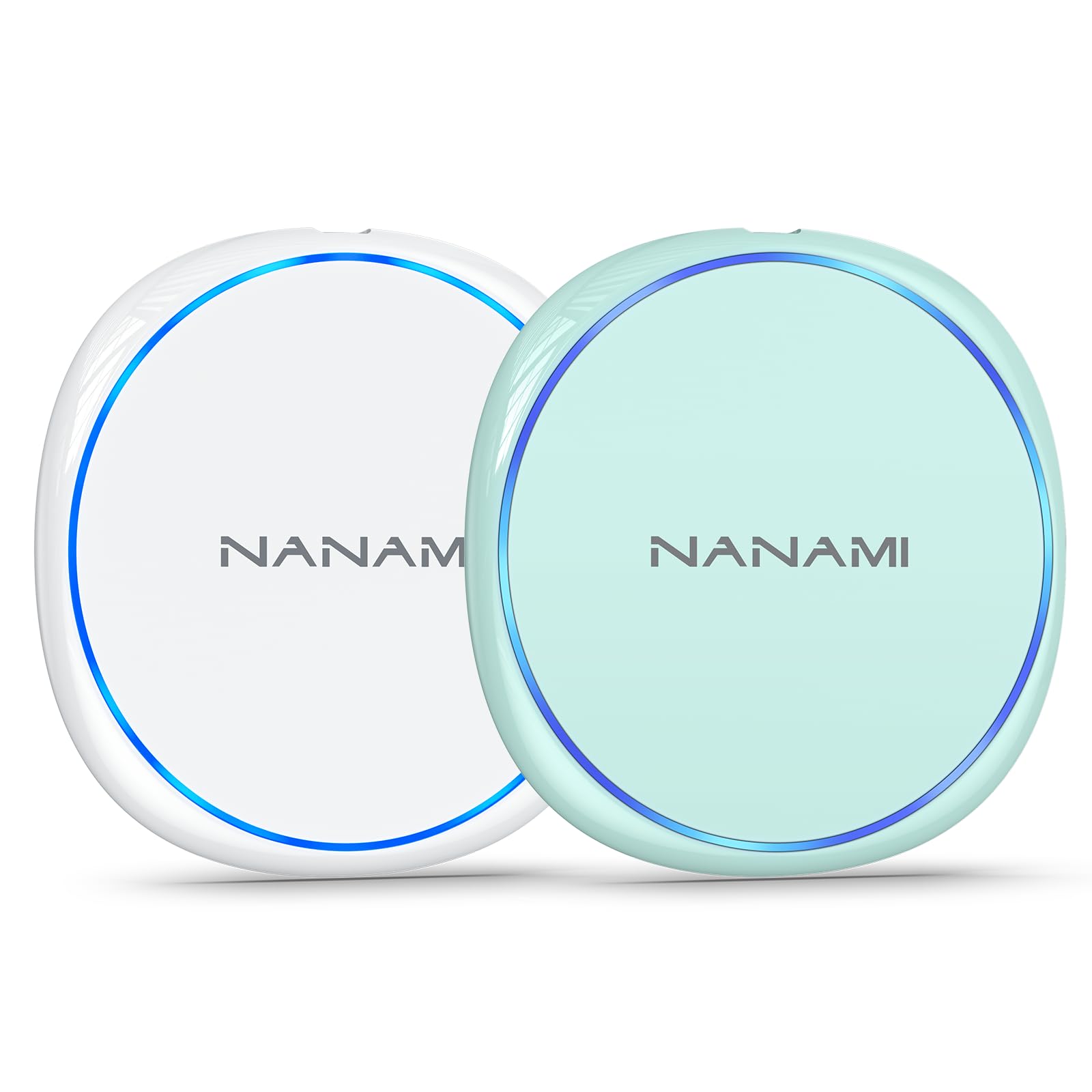 NANAMI Fast Wireless Charger [2 Pack] - 15W Max Wireless Charging Pad for iPhone 16/15 Pro Max/14/13/12 Mini/SE 2/11/XS/XR/X/8,AirPods Pro/3,for Samsung S25 S24 Ultra S23 S22 S21 S20 S10,Pixel 6/5,LG