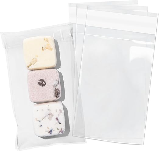 Pack It Chic - 3” X 5” (200 Pack) Clear Resealable Cello Poly Bags - Fits 3X5 Prints & Photos - Self Seal