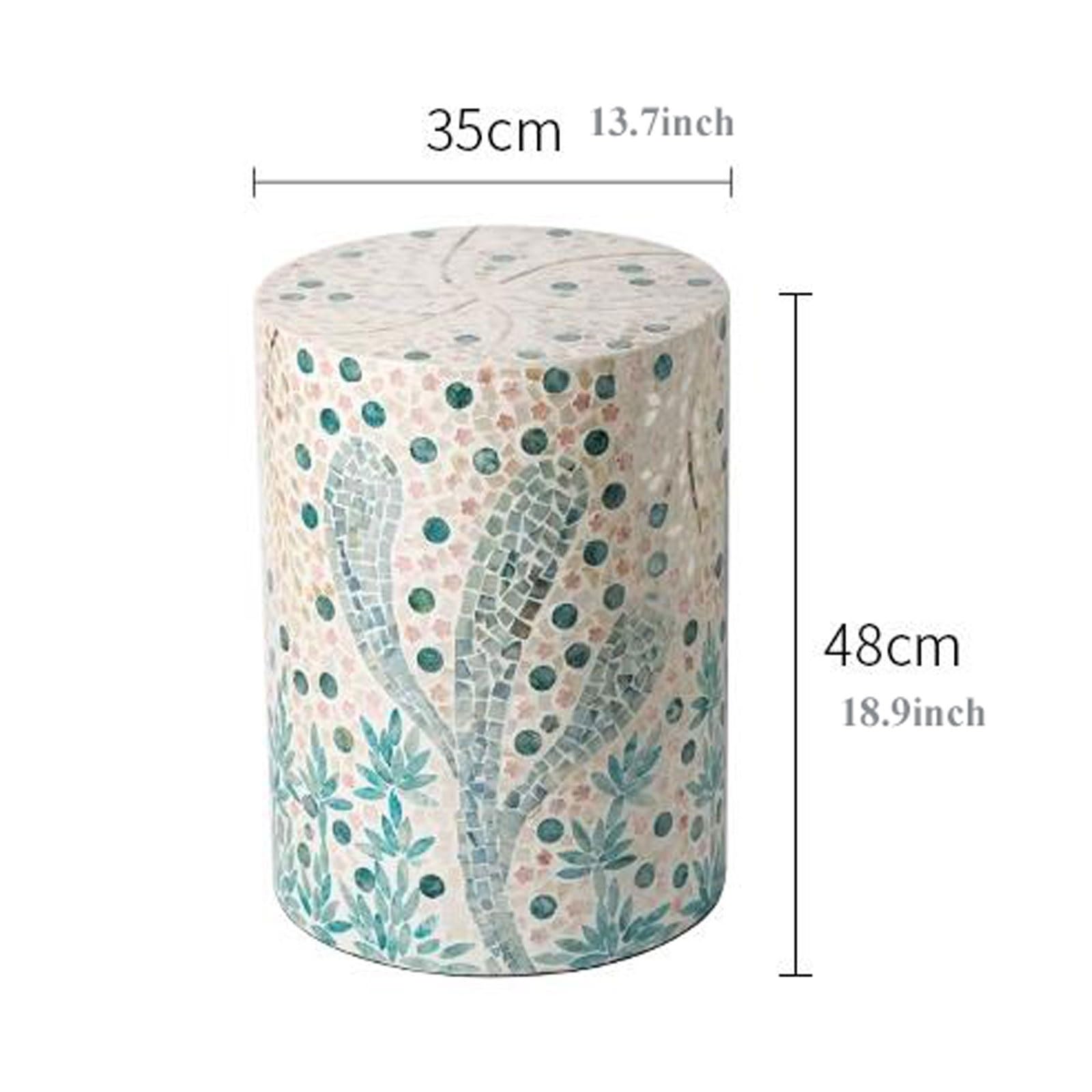 eexbz Sofa Side Table Decorative Garden Stools for Indoor Outdoor Side Table Modern End Table, Small Coffee Table Sofa Side Table, Nightstand for Bedroom Living Room Balcony Sofas for Living Room