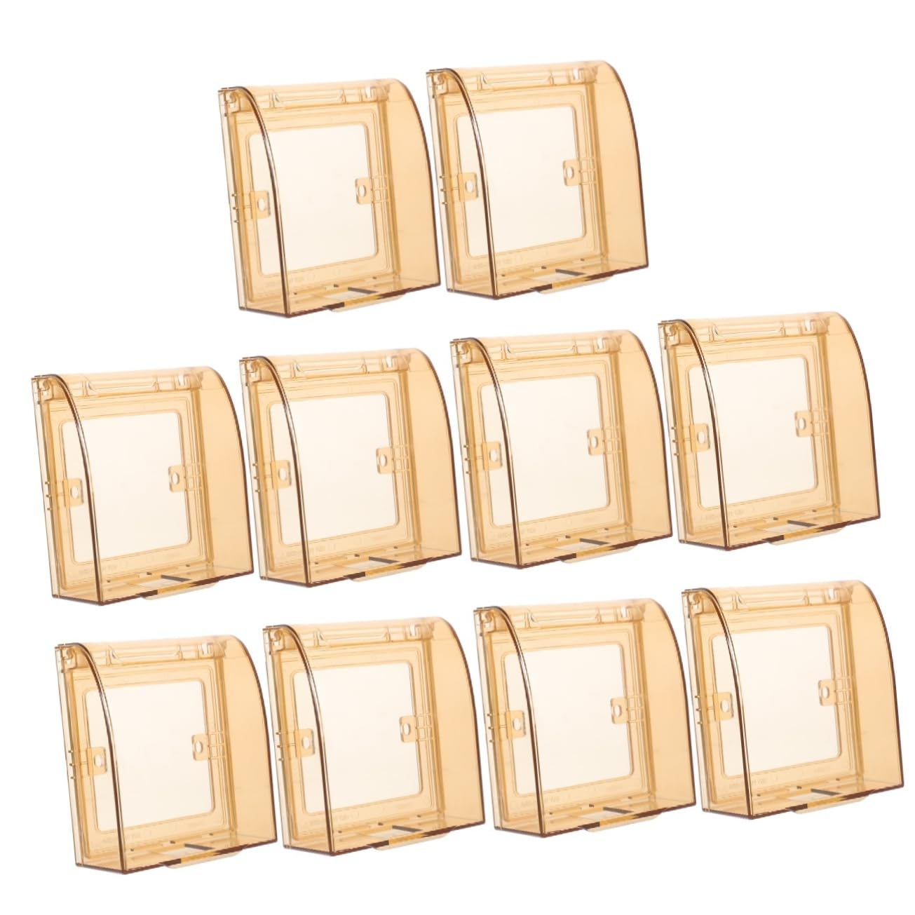 10piezas Cubierta De Seguridad Para Enchufes Protector Infantil De De Diseño Transparente Para Protección Bebés