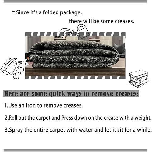 Miniatura 6 de Alfombra de radio retro de los años 70, 80 y 90, estilo garabato, a la moda, 3 x 5, alfombra de entrada interior para puerta delantera, alfombra