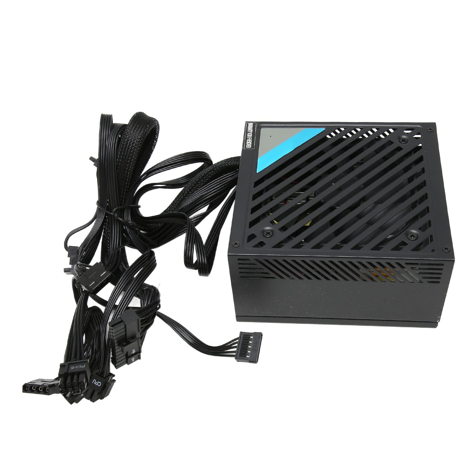 Alimentatore PC PFC attivo ATX 750W - Certificato 80 PLUS bronzo, condensatori giapponesi, ventola FDB silenziosa da 120 mm, basso rumore <25dBA, alta efficienza e tensione stabile per (ATX