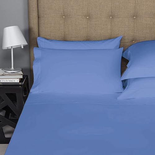 Miniatura 3 de Ashton - Fundas de almohada prémium de 800 hilos, sensación egipcia, 100 % algodón, suaves, transpirables, color azul oscuro, tamaño Queen, 2