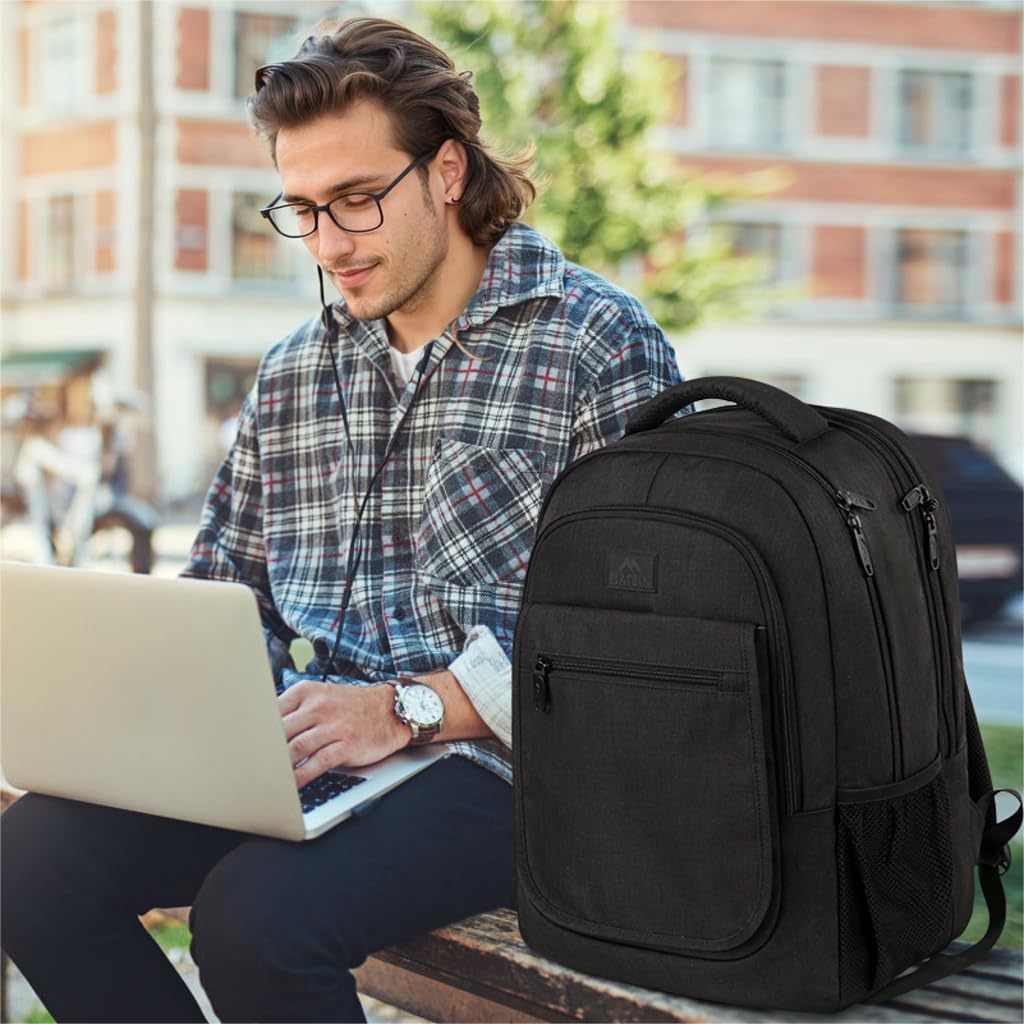 MATEIN College Large Travel Backpack, TSA Expandable Laptop Backpack
