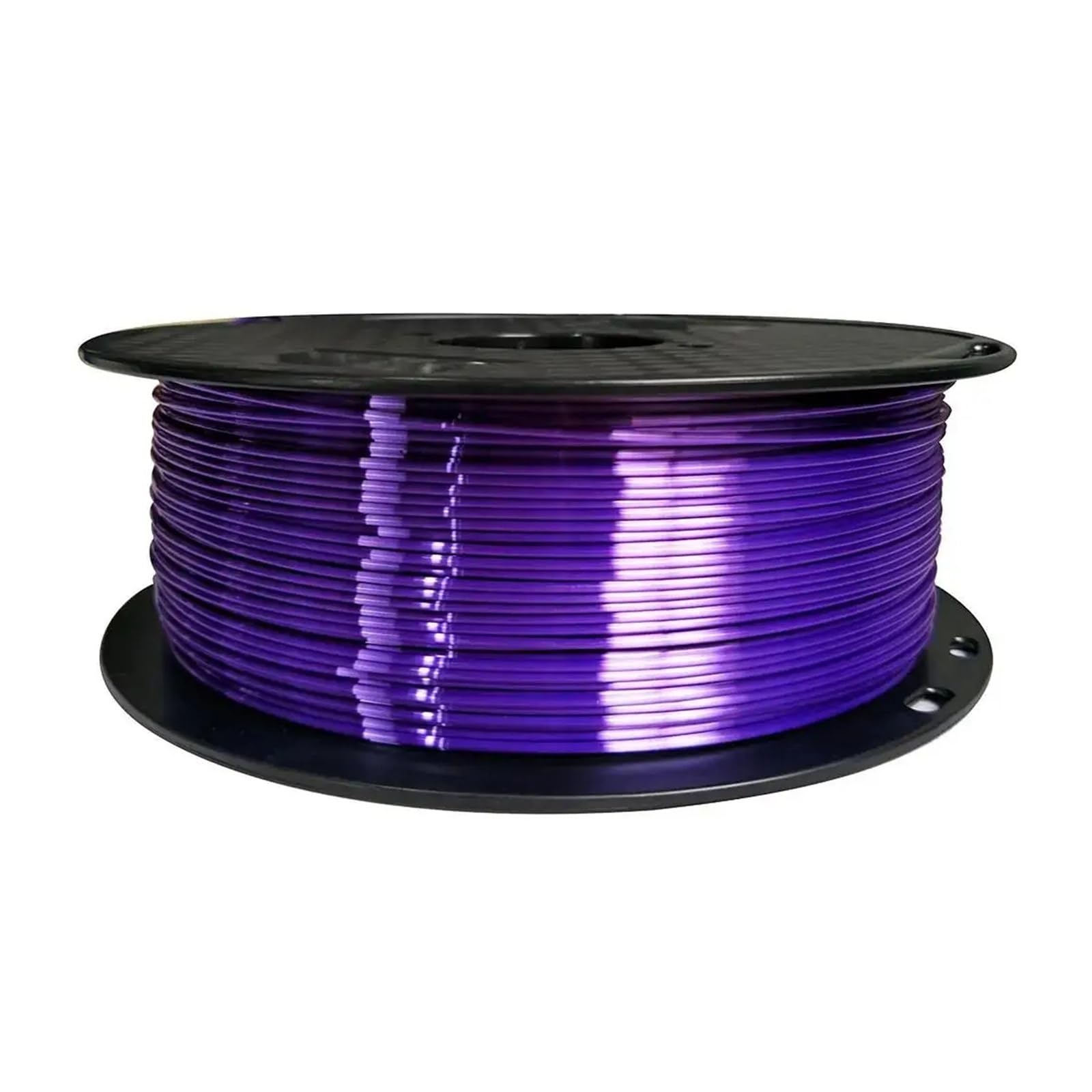 3D-Druckmaterial, Kompatibel mit CC3D Silk Purple PLA-Filament 1,75 mm 1 kg – metallisch glänzendes 3D-Druckmaterial mit glatter Seidenoberfläche, für verschiedene Teile 3D-Druckfilament
