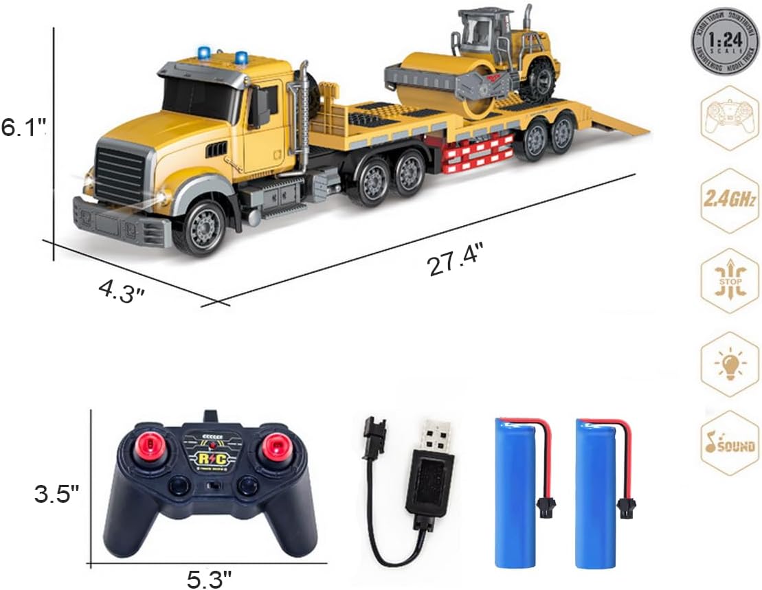 Remote Control Semi Truck Toy For Kids 1:24 RC Bangladesh Ubuy