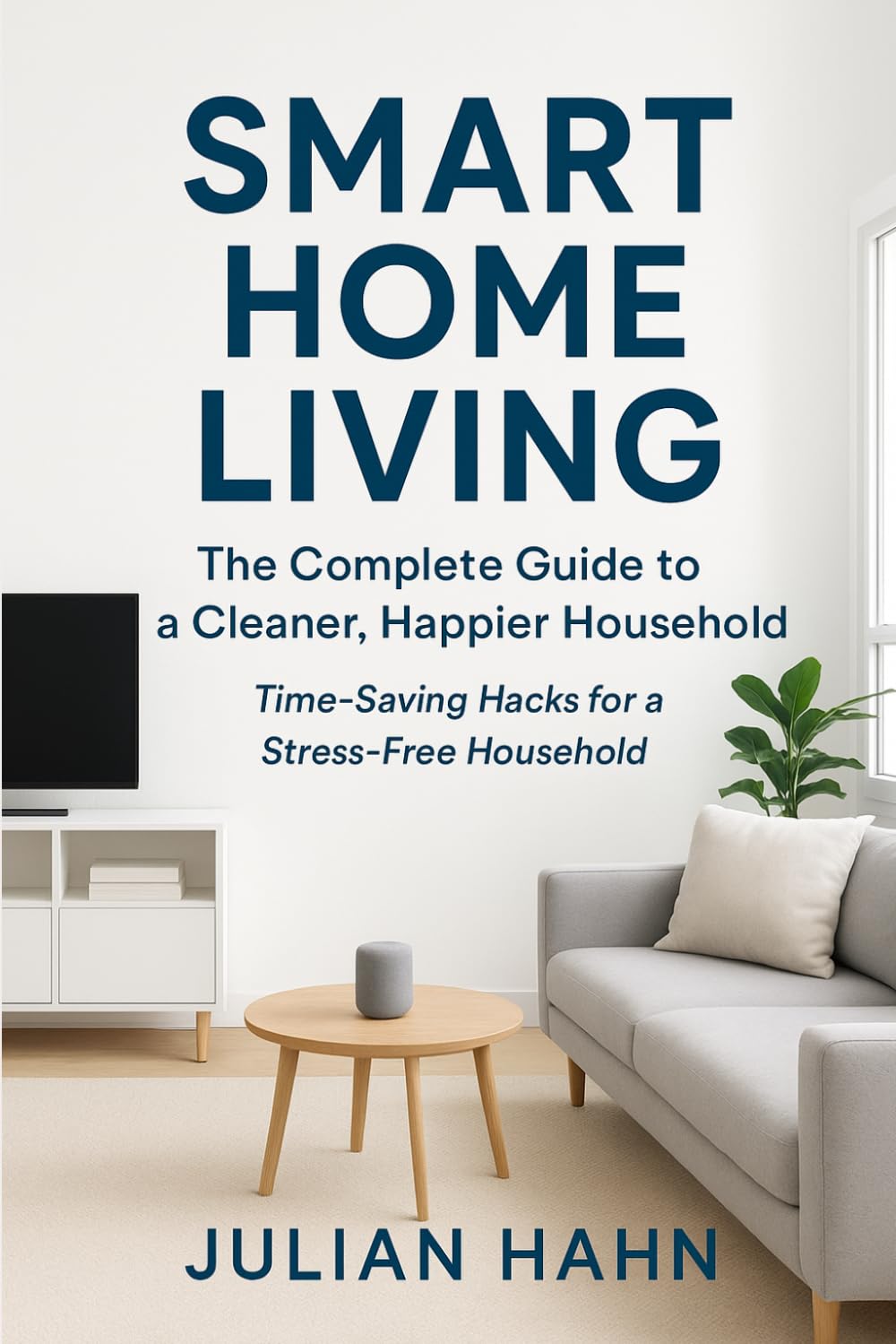 SMART HOME LIVING:THE COMPLETE GUIDE TO A CLEANER, HAPPIER HOUSEHOLD: Time-Saving Hacks For a Stress-Free Household