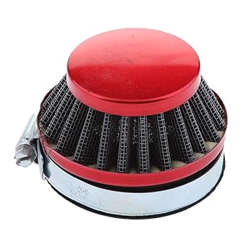58mm Air Filter Red for Mini Moto Water Liquid Cooled Bike 39cc Minimoto
