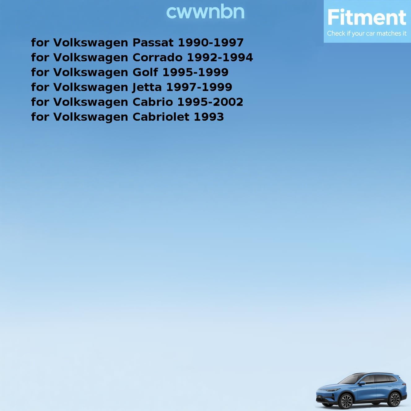 Front for Volkswagen Golf,Jetta,Passat,Cabrio,Cabriolet 1990 1991 1992 1993 1994 1995 1996 1997 1998 1999 2000-2002 Replacement 357412331A Shock Absorber Mount Bushing 2 PCS