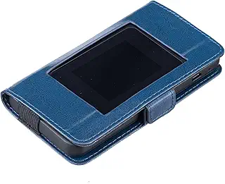 Speed Wi-Fi DOCK 5G 01 向け 専用設計 ケース カバー 蓋無し 放熱強化型 互換性あり 互換品 (ネイビー)