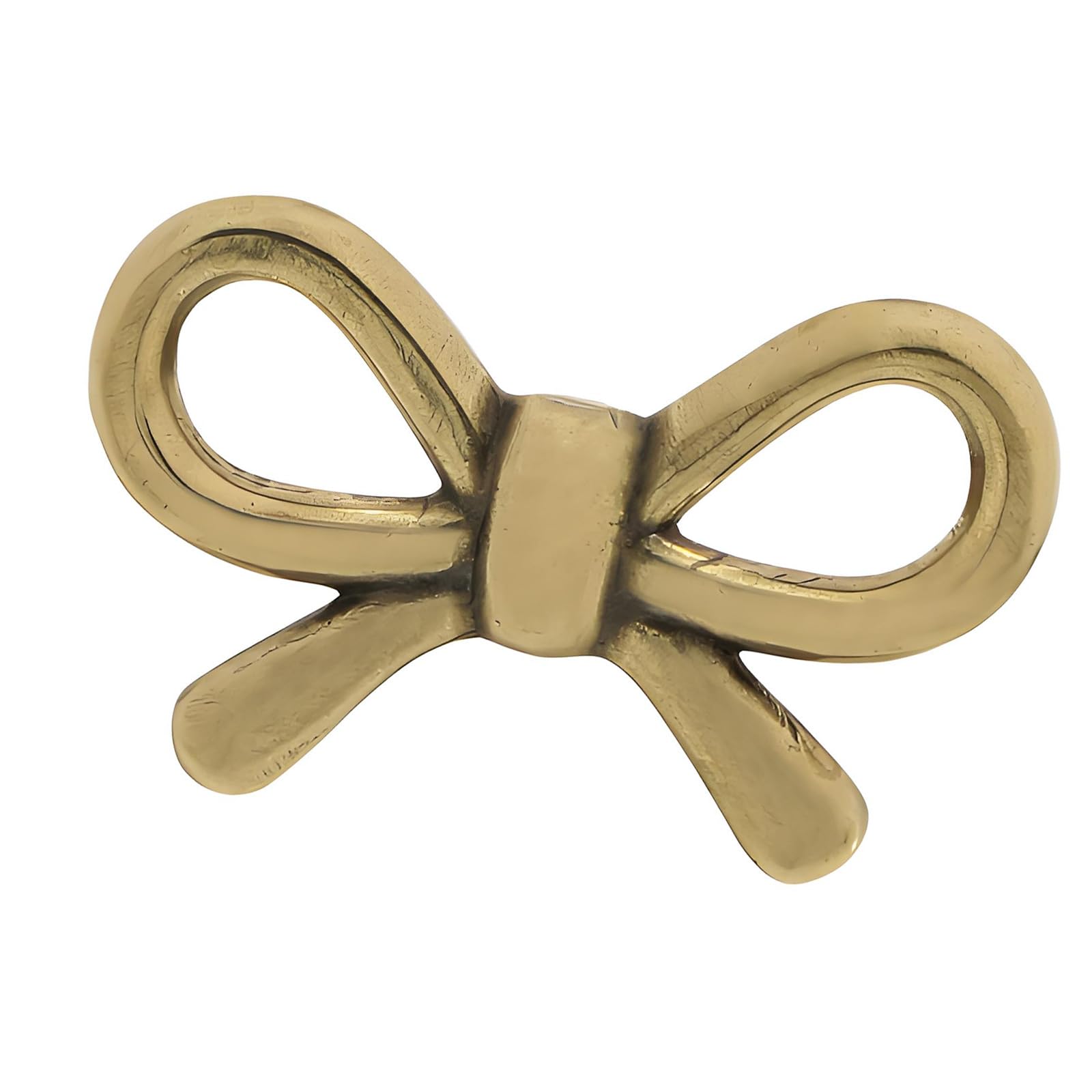 Modern Brass Cabinet Knob Wardrobe Pulls Unique Bowknot Shape Drawer Knob Furniture Decorative Handle Hardware Brass Cabinet Pull and