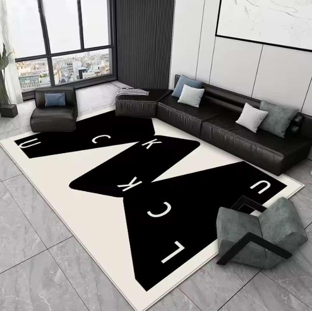 Tapis de salon moderne art abstrait antidérapant 60x90 pour entrée et chambre