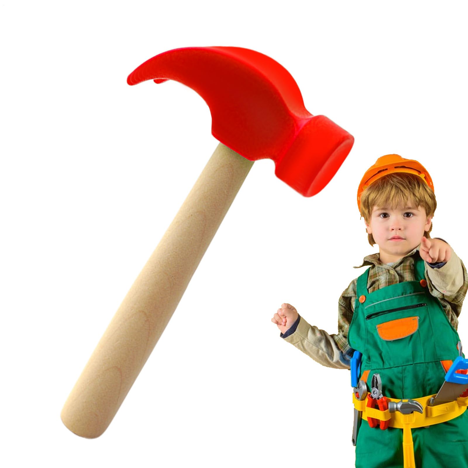 Hammer Toys for Kids, Mallet Toys for Kids, Educational Wooden Pretend Hammer, Portable Pretend Play Hammer, Baby Hammer Toys, Small Toys