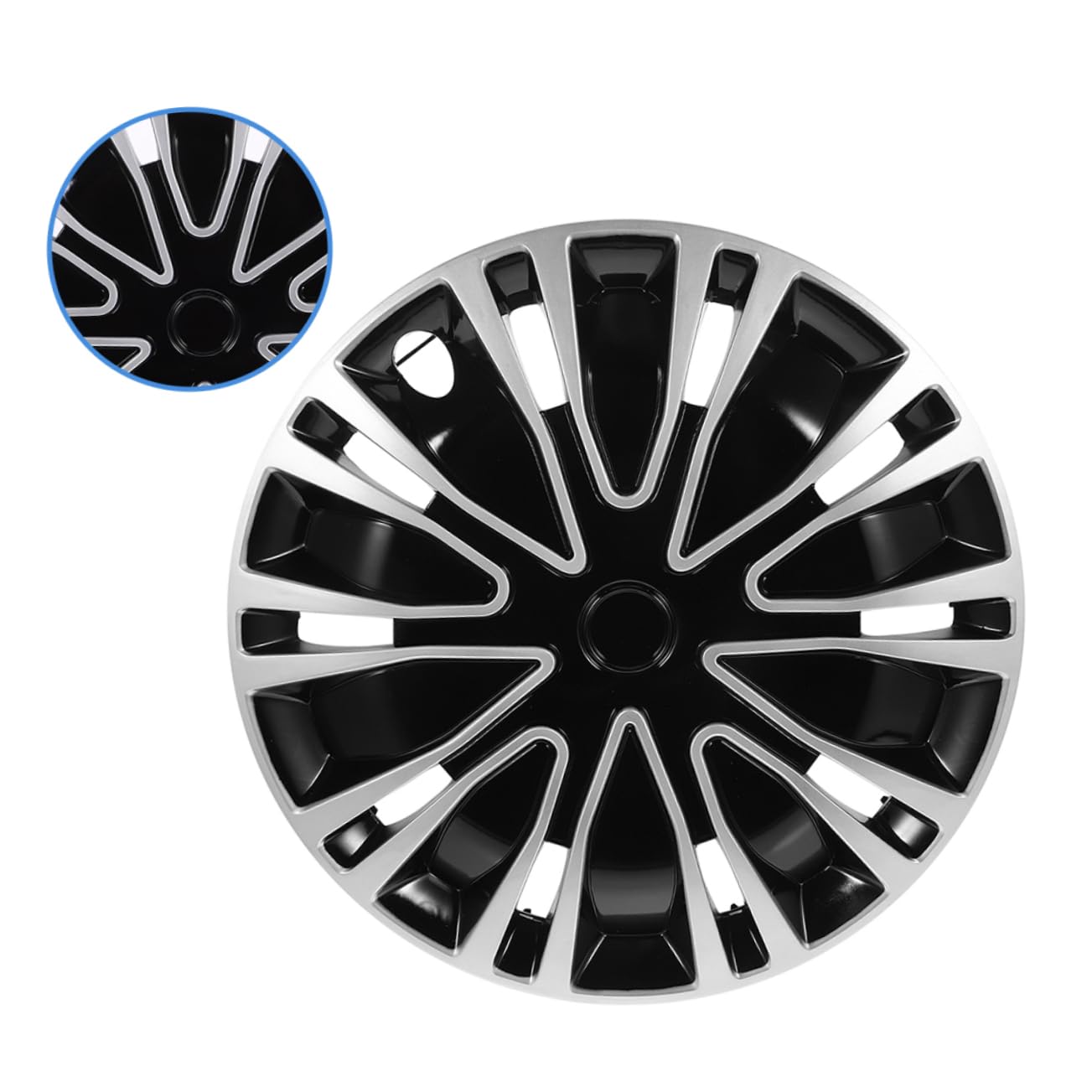 SOLUSTRE Copri Cerchi 16 Pollici Auto Coprimozzo Ruota Per Auto Coperture Del Mozzo Della Ruota Coprimozzi Decorativi Universali Installazione Fai Da Te Protezione Da Detriti 1 Pezzo
