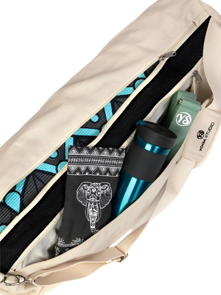Yoga Studio Get Ready Yoga Bag (Ecru) - Image 2