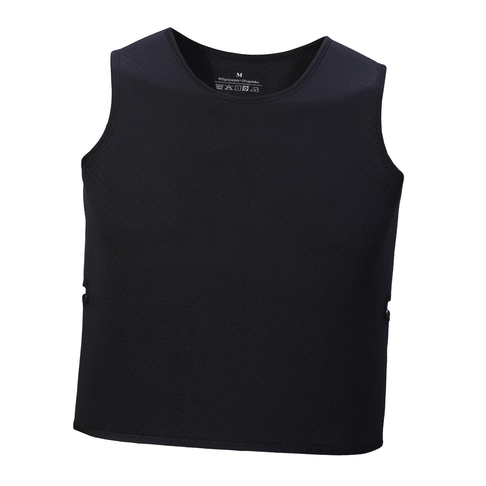 Sensorische Weste Kinder, Sensorisch Kompression Weste, Sensory Compression Vest, Tiefdruckkomfort gegen Autismus, Hyperaktivität Therapieweste Gewichtsjacke für Jugendliche, schwarz M