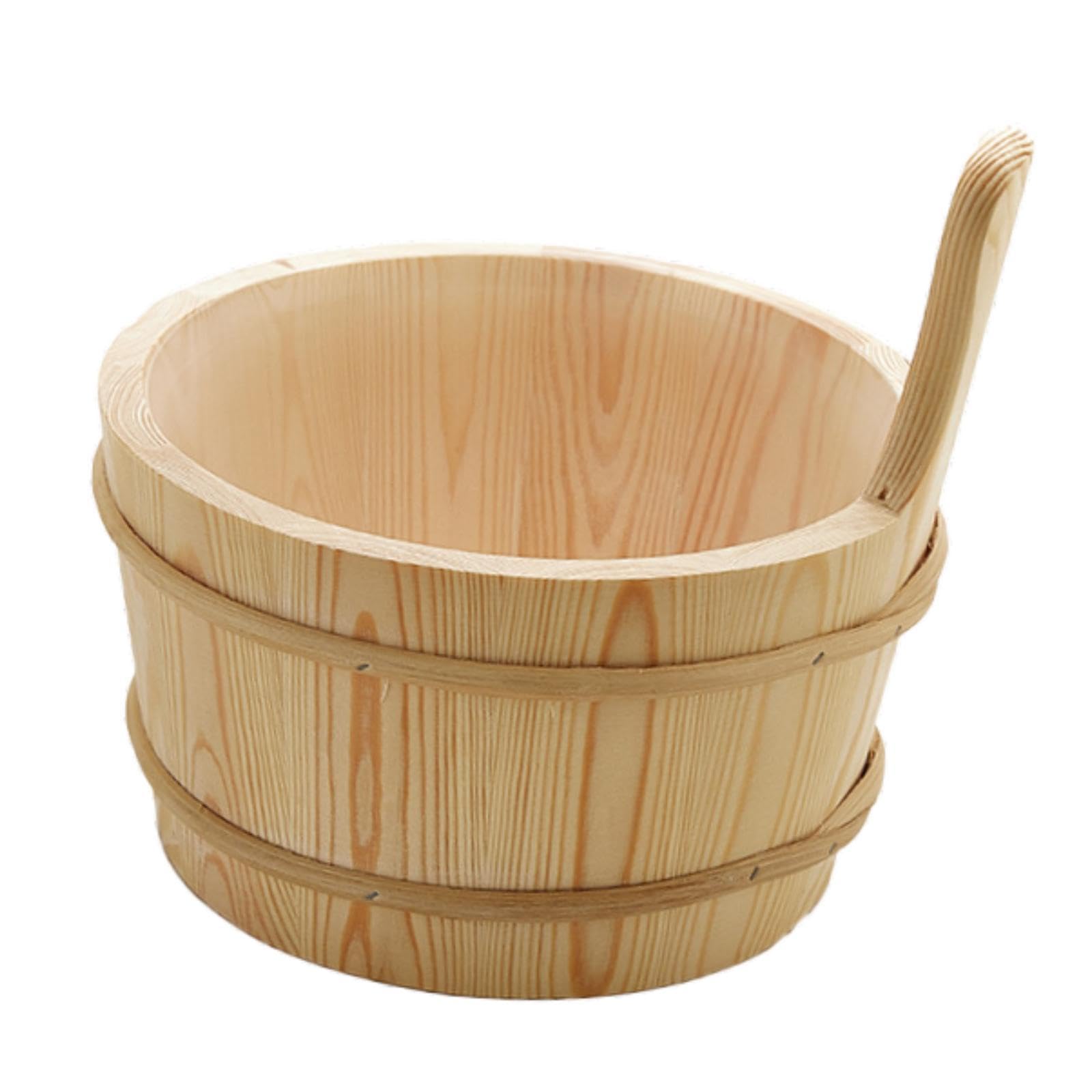 CALANDIS™ Wooden Sauna Accessory Spa Spa Winter Festival Bath Ergonomic Grip Equipment Bucket 26X22X27Cm | Sauna Parts & Accessories | Pools & Spas | Yard, Garden & Outdoor Living-image-45