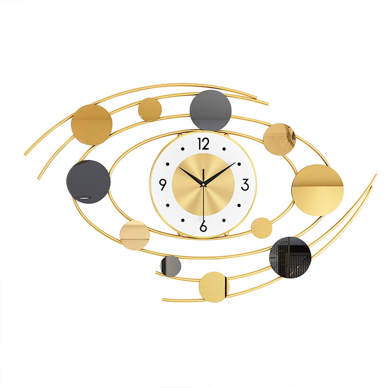 SaryEdge Wall Clock Nordic Art Watch Home Living Room Dining Room Metal Decorative Wall Clock,