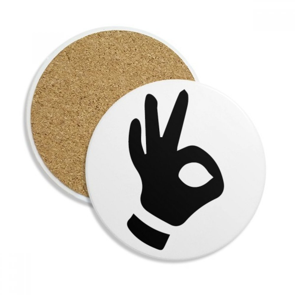 Coaster en céramique absorbant pour verre motif multicolore et repose-tasse design