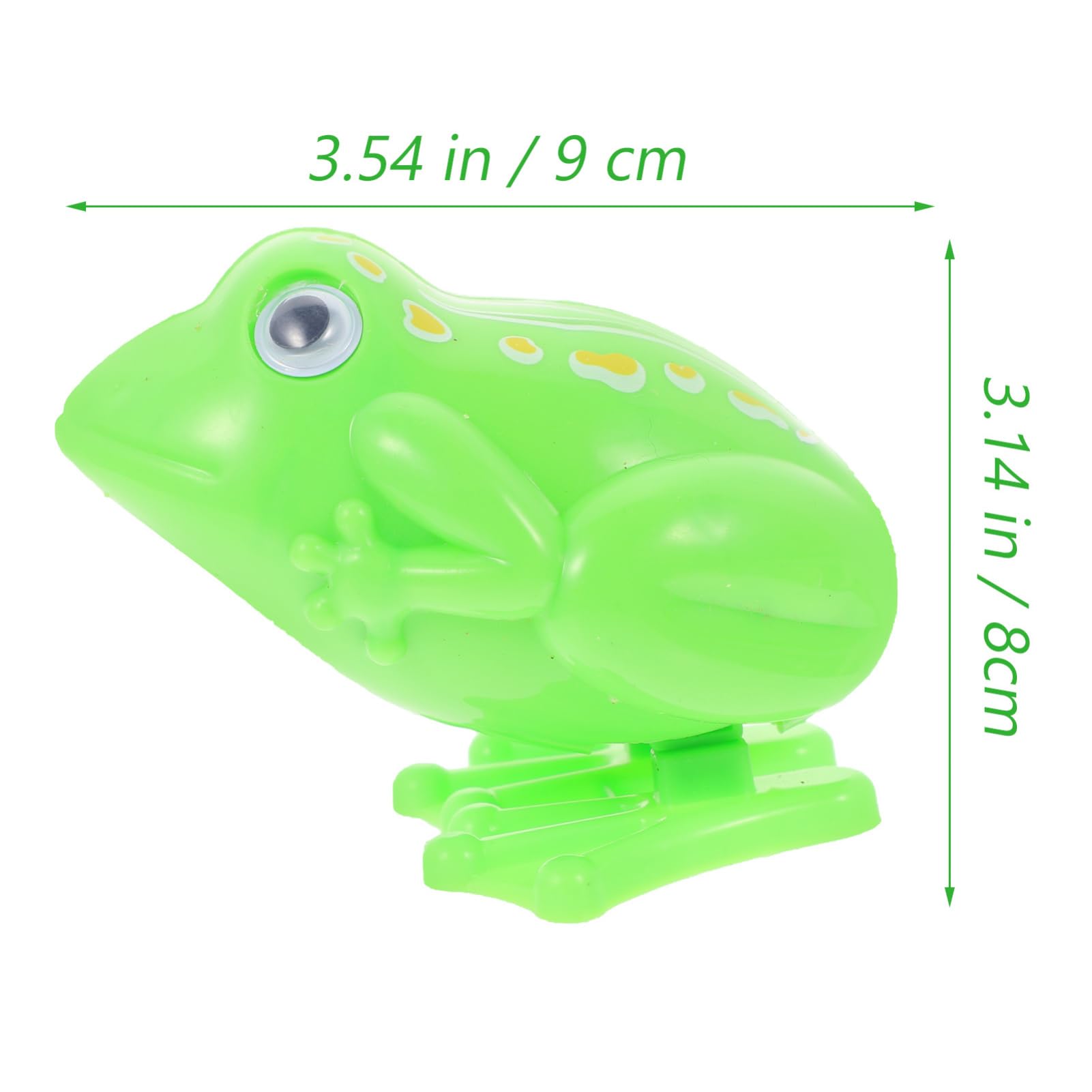 KESYOO 5Pcs Wind Up Frog for Early Learning Creative Clockwork Animal Funny Jumping Novelty Frogs Present for Engaging Playtime Fun