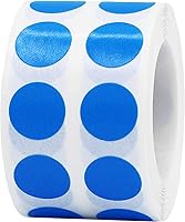 Vista 97 de Brown Natural Kraft 1/2" Inch Round Adhesive Labels 1,000 Color Coding Dot Stickers for Efficient Inventory Management, Crafting Projects, and