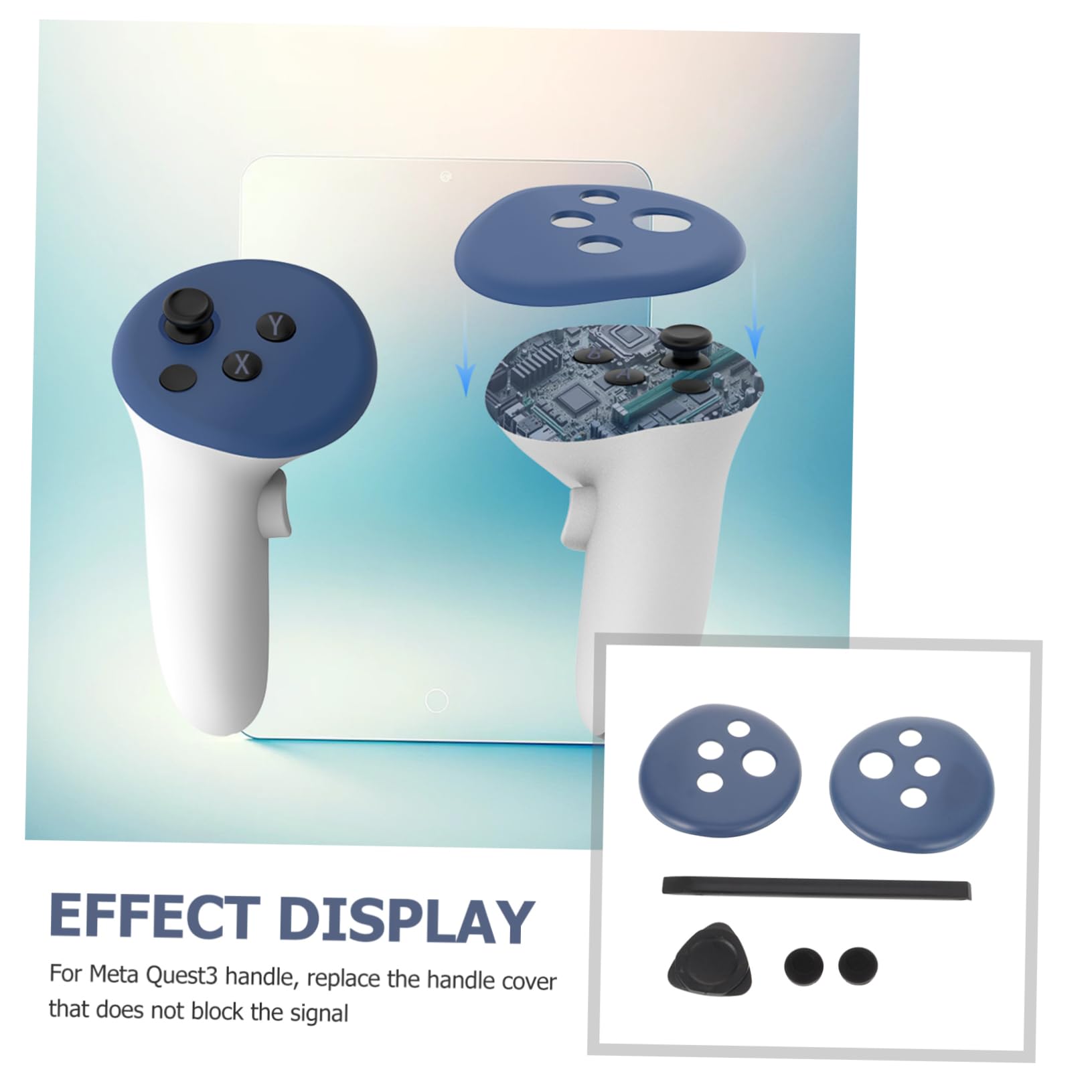 jojofuny 5sets Cover Per Controller Vr Compatibile Con Sostituzione Con Design e Facile Installazione Accessorio Con Grip