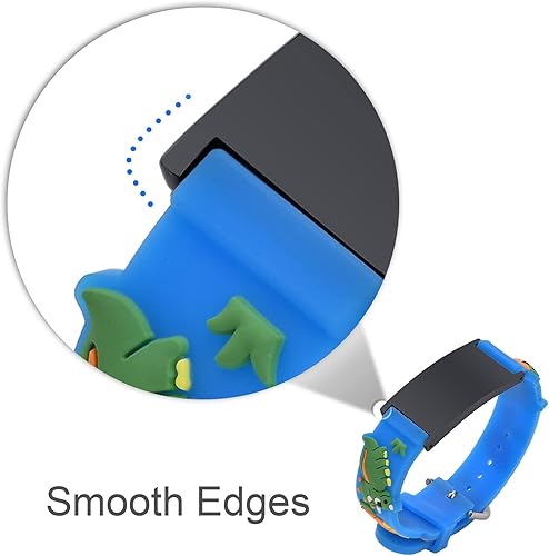 Miniatura 4 de Pulsera de Identificación Médica Personalizada para Niños - Pulsera de Identificación de Silicona Linda para Autismo Alergia Convulsiones con