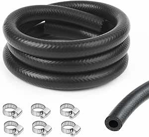 Tubo Per Carburante, Per Benzina, Diesel, 5 M, 10 Mm, Con Rivestimento In Tessuto, Acqua, Gas, Benzina, Olio - Foto 9