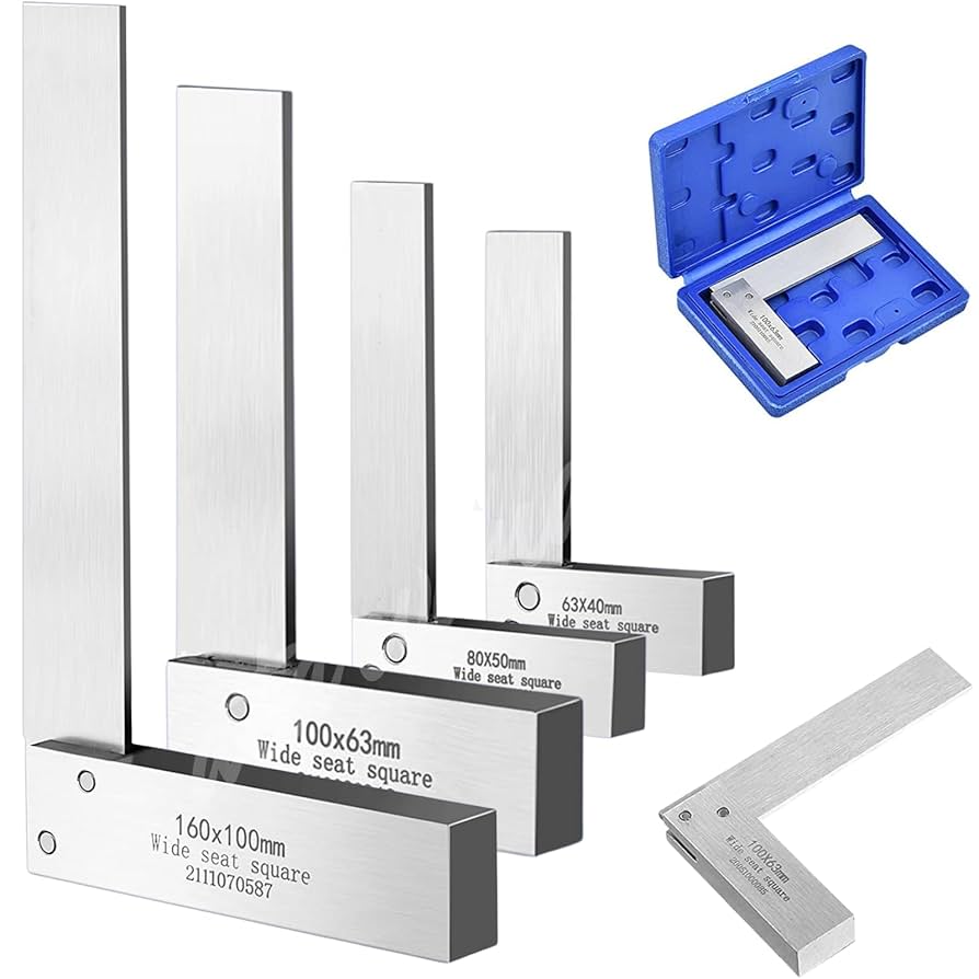 ‪‪Square‪☆ Machinist Square Set 2, 3, 4, 6 Inch, Atarvana Mechanical