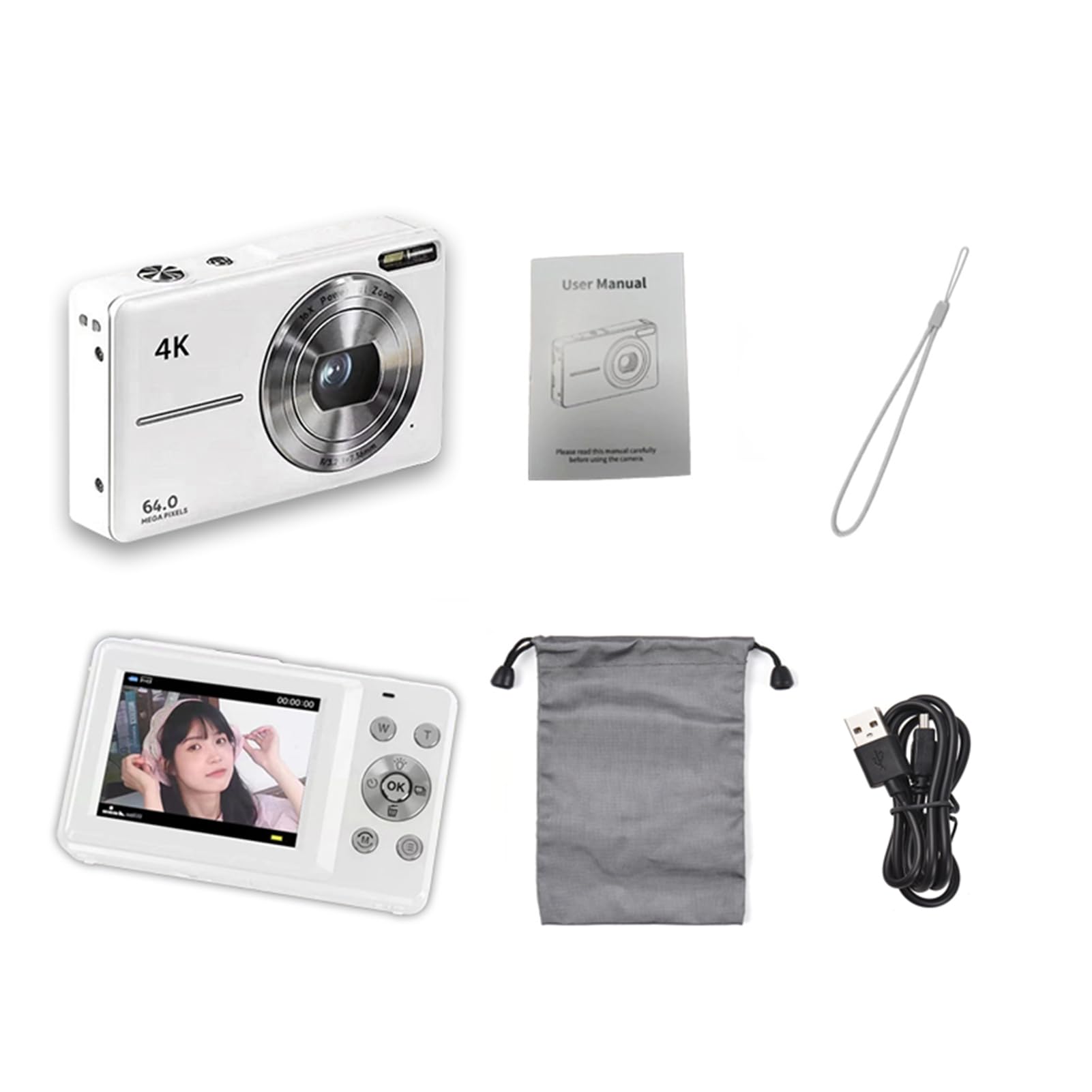 Amazon.com : Andoer Digital Camera, 64MP UHD 4K Vlogging Camera
