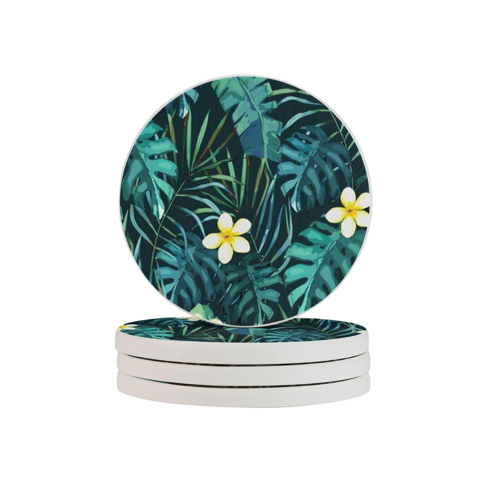 Dessous de verre rond en diatomite anti tache et humidité