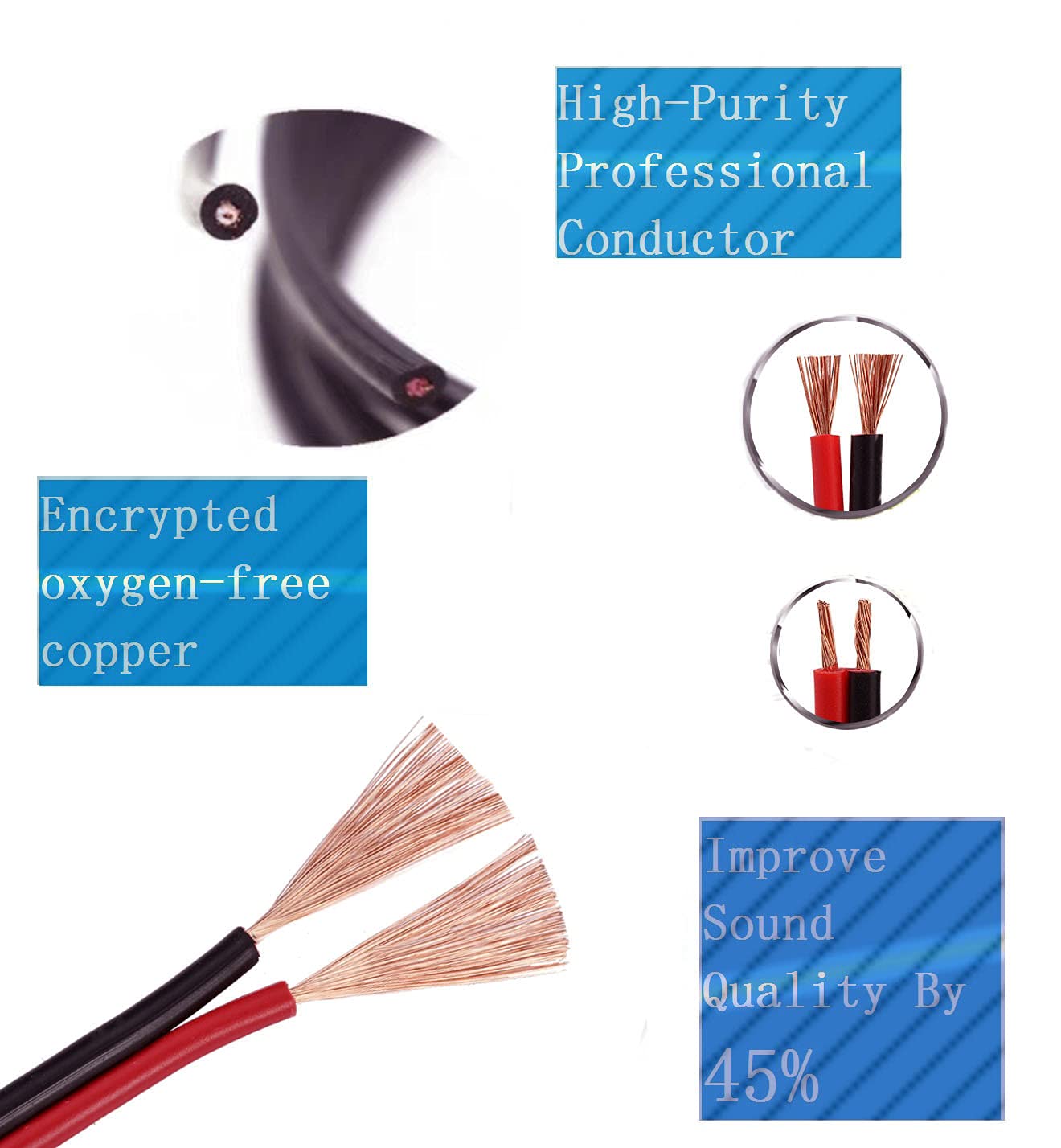 RCA to Speaker Wire Adapter, Ukiism Speaker Bare Wire Cables to RCA