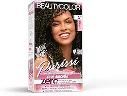 Coloração Kit BEAUTYCOLOR Puríssi Sem Amônia - 5.0 Castanho Claro