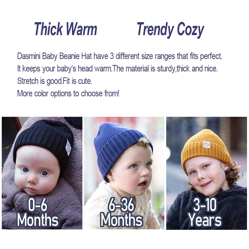 Baby Beanie Toddler Winter Hat Infant Babies Newborn Kids Beanies Knit Hats Girl Boy